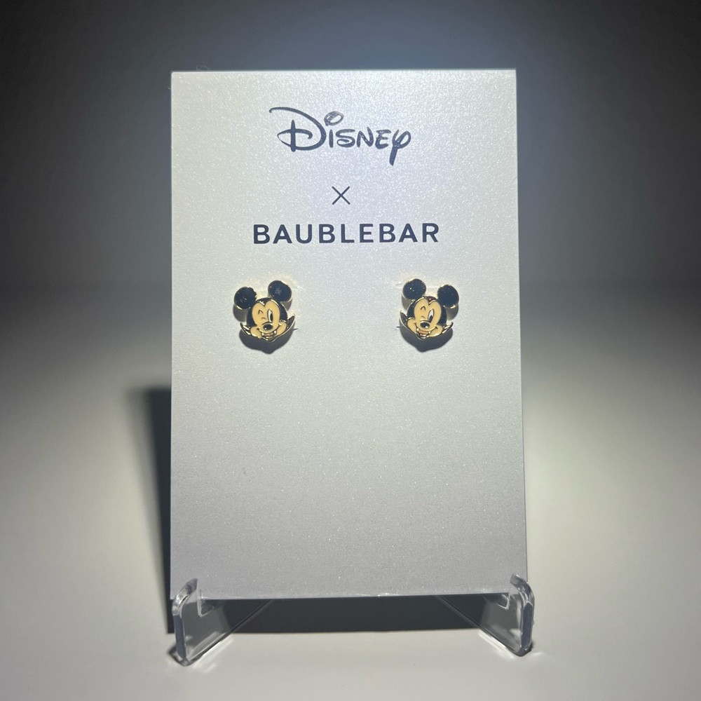 NWT Disney BaubleBar Mickey Mouse Halloween Vampire Earrings